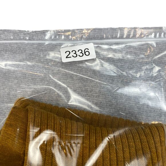 Aritzi Babaton 100% Merino Wool Sweater Womens M Yellow  Ribbed - Picture 15 of 15